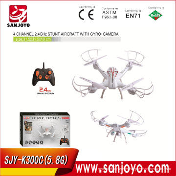 K200C 2.4G 4CH 6-axis Gyro RC Quadcopter Drone Helicóptero 480P Cámara UAV 2GB Tarjeta SJY- K200C